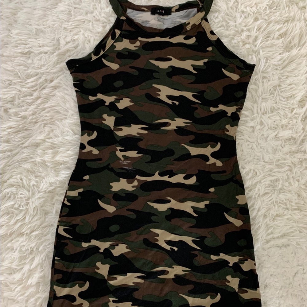 Mine - - Short Camo Print Dress🤑